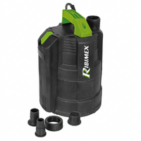 Ribimex PRPVC365A - Pompe &eacute;lectrique submersible pour eaux claires - 350 W - Raccords 25/32 mm