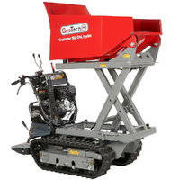 GeoTech-Pro GeoPorter 550 DHL Hydro - Brouette motorisée à chenilles avec benne élévatrice à pantographe