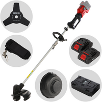 GeoTech X-Line BC-40V - Débroussailleuse à batterie - 40 V - 2x 20V 2Ah