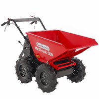 GeoTech Pro MiniTruck 500 - Brouette motorisée 4x4 avec moteur Loncin G200F