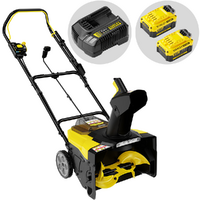 Stanley Fatmax SCSNP460R2-QW - Fraise à neige à batterie - 2 x 18 V 6 Ah