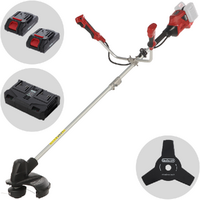 GeoTech X-Line BD-40V - Débroussailleuse à batterie - 40 V - 2 × 20 V 2 Ah