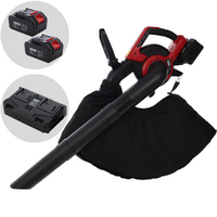 GeoTech X-Line BV-40V - Souffleur-aspirateur &agrave; batterie - 2 &times; 20 V 4 Ah