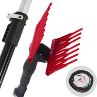 GeoTech Olive Picker 400 EVO - Peigne vibreur &eacute;lectrique 190/280 cm &agrave; batterie de type automobile avec c&acirc;ble inclus - Perche t&eacute;lescopique