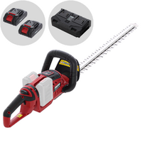 GeoTech X-Line HT-40V - Taille-haie à batterie - 40 V - 2 × 20 V 5 Ah