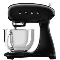 Smeg Full Color Noir SMF05BLEU - Batteur mélangeur planétaire - Cuve inox de 4,8 litres