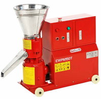 GeoTech EWPM150T - Presse &agrave; pellets Triphas&eacute;e - Fabrication de pellets pour le chauffage