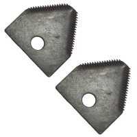 Kit 8 marteaux triangulaires de rechange pour broyeur GeoTech GS 150 E - GS 70