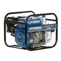 Hyundai WP50 - Motopompe thermique auto-amor&ccedil;ante - Raccords 50 mm