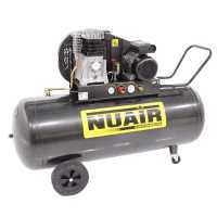 Nuair B 3800B/3M/200 TECH - Compresseur d'air &eacute;lectrique &agrave; courroie - Moteur 3 CV - 200 L