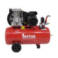 Ferrua FB28/50 CM2 - Compresseur d'air &eacute;lectrique &agrave; courroie - moteur 2 CV - 50 L