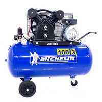 Michelin VCX 100-3 - Compresseur &eacute;lectrique monophas&eacute; &agrave; courroie - Moteur 3 CV - 100 L