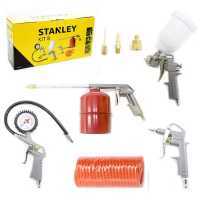 Kit Accessoires pneumatiques 8 pi&egrave;ces pour compresseur &ndash; Stanley