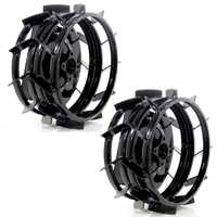Paire de roues fer doubles 510x10+10
