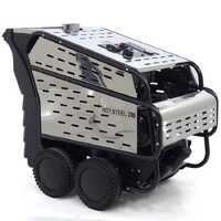 ITM - HOT STEEL 200/15 - Nettoyeur professionnel haute pression &agrave; eau chaude - triphas&eacute; - 200 bar - 900 l/h - INOX