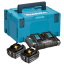 Kit Energy MAKITA 2 Batteries 18V 5Ah - Mallette